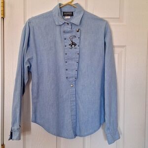 Roughrider Light Blue Button-Down Shirt